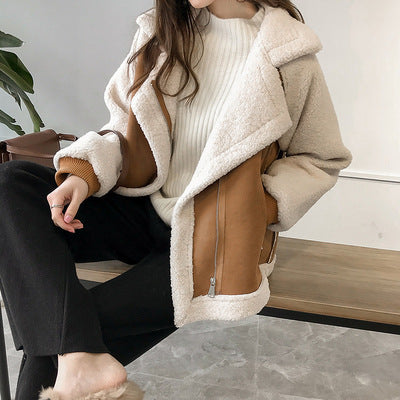 Sweet Style Beige & Khaki Jacket for Women – Lightweight & Elegant - 3KDyn